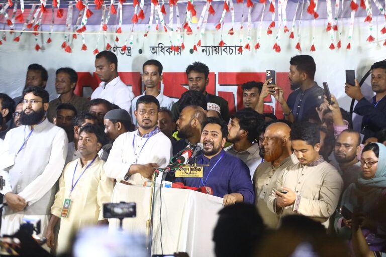 NCP Leader Nahid Islam Vows to Block Election Irregularities in Upcoming Local Polls