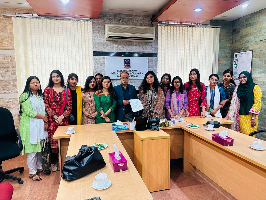 Dhaka University female students demand 24-hour hall access and removal of curfew regulations