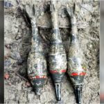 Three unexploded mortar shells unearthed at construction site in Laxmipur