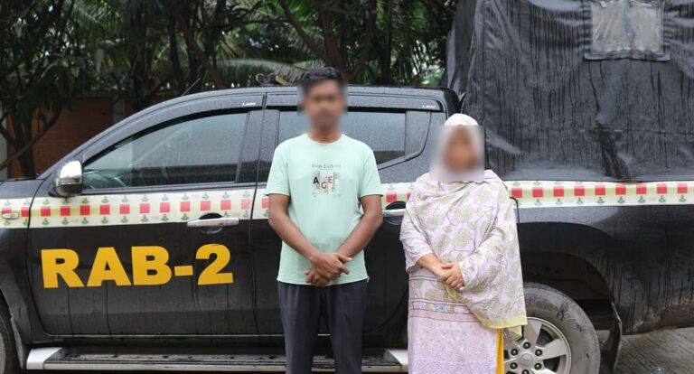 RAB Seizes 8,300 Yaba Pills in Dhaka Raid, Arrests Two Suspects