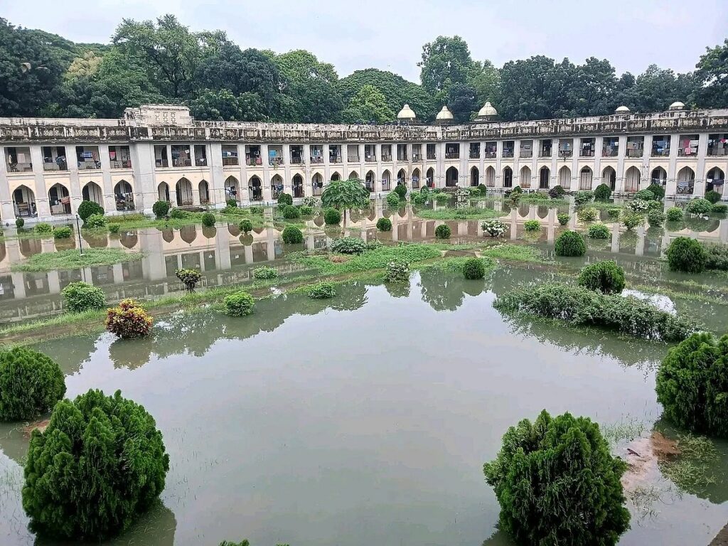 Dhaka University postpones Monday exams due to severe weather and campus flooding