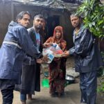 Bandhushaba provides relief assistance to 50 families stranded in waterlogged areas in Banshkhali, Chittagong
