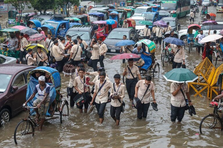 Persistent Waterlogging Paralyzes Dhaka Following Heavy Rainfall