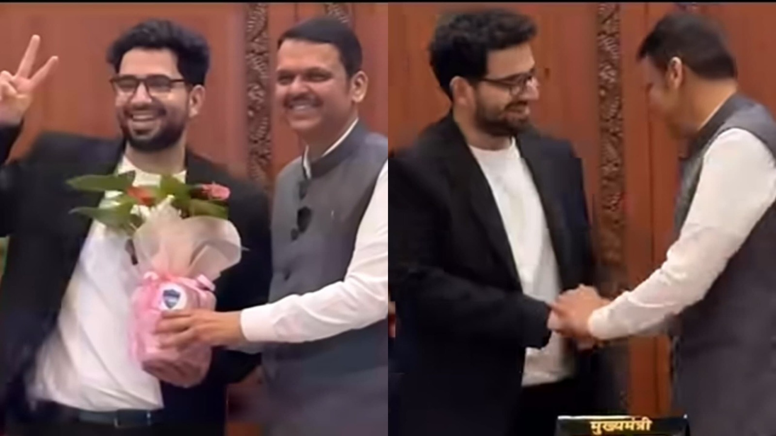 সাইবার সচেতনতা অনুষ্ঠানে দেবেন্দ্র ফড়নবীশের সাথে হাস্যরসে মাতলেন সময় রায়না