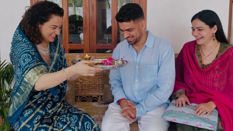রাখিবন্ধন উৎসবে কৃতি শ্যাননের পোশাক নিয়ে কঙ্গনা রানাওয়াতের সমালোচনার কড়া জবাব দিলেন অভিনেত্রী