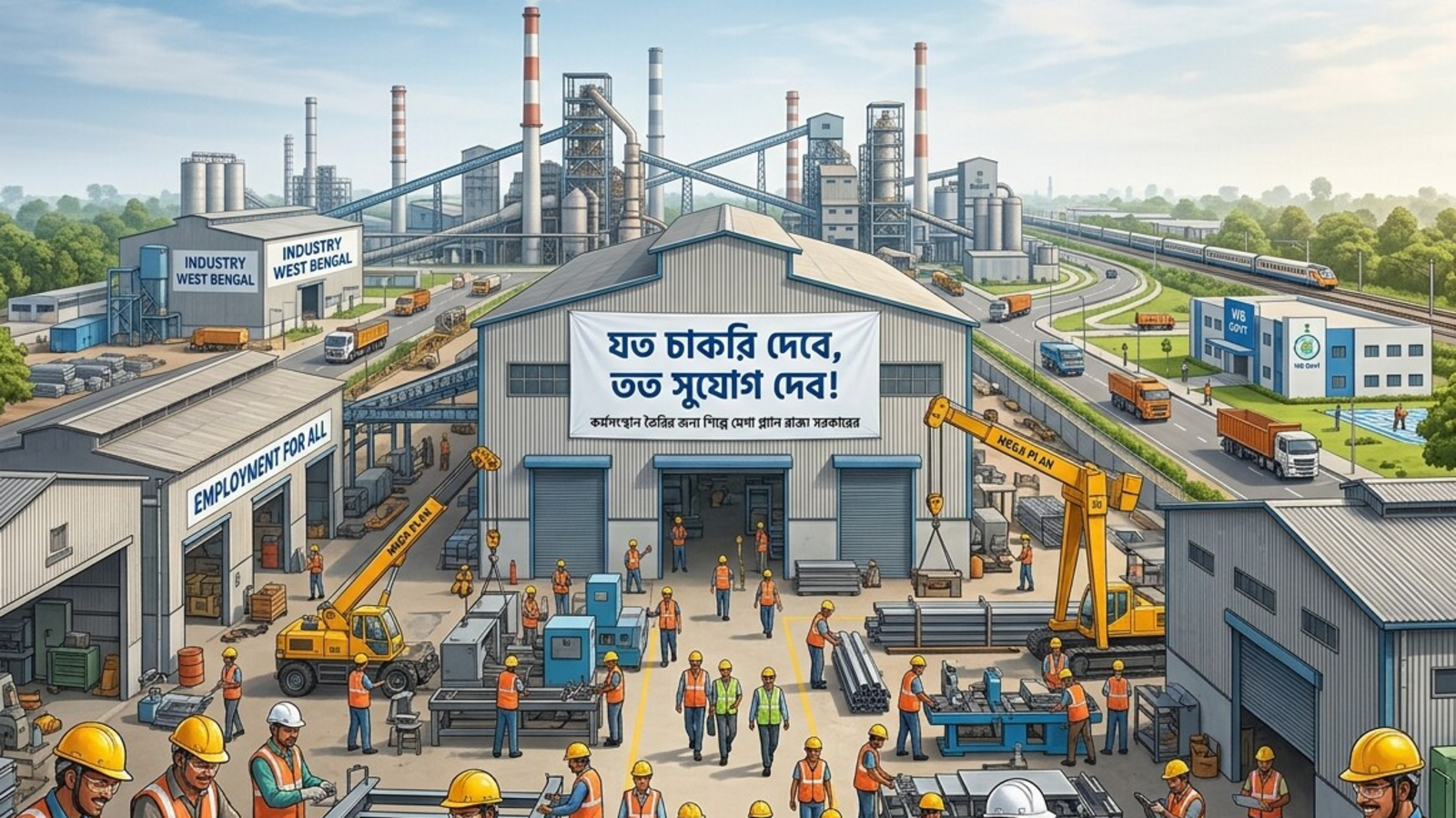বিনিয়োগের বদলে কর্মসংস্থানকেই শিল্পে প্রণোদনার মাপকাঠি করতে চলেছে রাজ্য সরকার