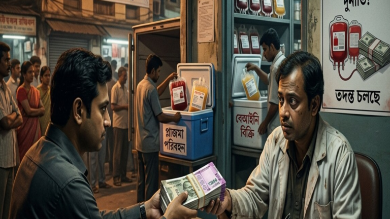 পশ্চিমবঙ্গে রক্ত ও প্লাজমা পাচার চক্রের পর্দাফাঁস ১১ ব্লাড ব্যাঙ্কের বিরুদ্ধে এফআইআর প্রস্তুতি