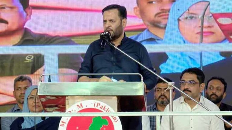 নতুন প্রদেশ গঠনের আন্দোলনে নেতৃত্ব দেবে এমকিউএম-পি, মোস্তফা কামালের ঘোষণা