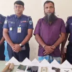 নড়িয়ায় বিদেশি রিভলবার, কার্তুজ ও দেশীয় অস্ত্র উদ্ধার; আটক সেলিম বেপারী