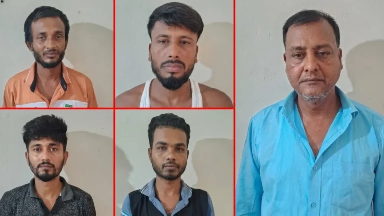 শরীয়তপুরে সংঘবদ্ধ চোর চক্রের ৫ সদস্য গ্রেপ্তার, উদ্ধার ১৮ লাখ টাকার মালামাল