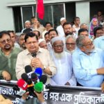 Labor activists and politicians demand accountability for shipbreaking industry deaths in Dhaka protest