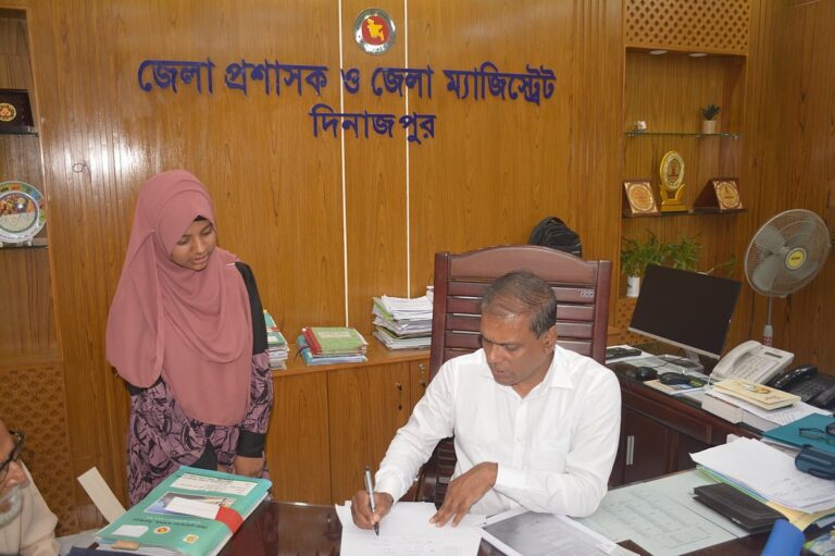Dinajpur schoolgirl earns perfect GPA after district administrator replaces financial aid with academic mentorship