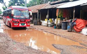 Dilapidated Sanuhar-Dhamura-Satla Road in Barishal Leaves Over One Lakh Residents Stranded Amid Stalled Infrastructure Projects