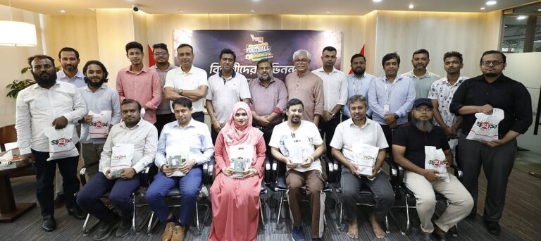Prothom Alo Awards Winners of Nutrition Glory Football Carnival Following World Cup Quiz Competition