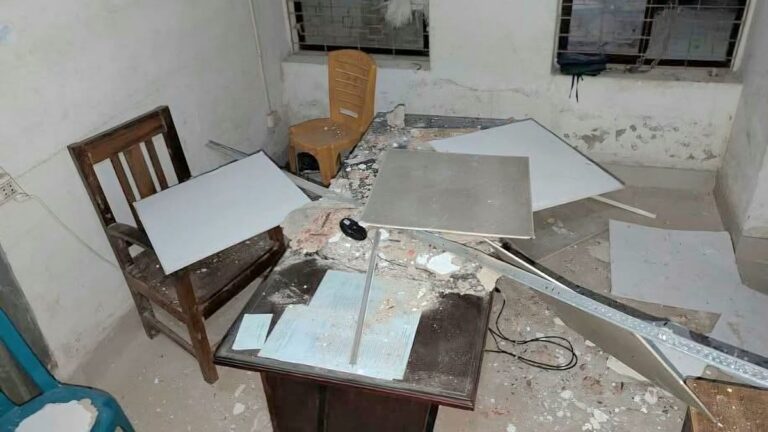 Police officer injured as ceiling plaster collapses at Dimla Police Station