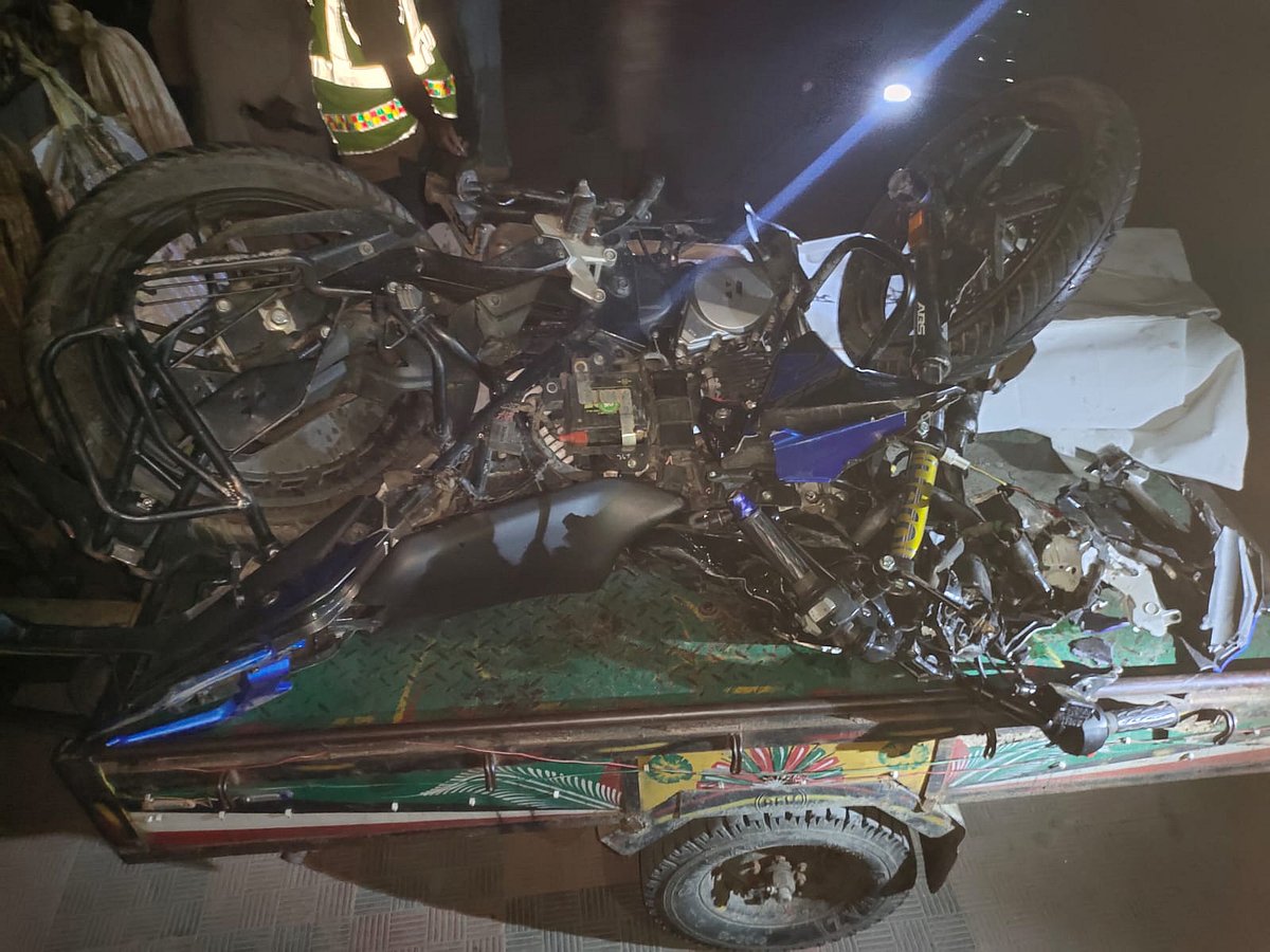Three Friends Killed in Head-On Collision Between Motorcycle and Bus in Faridpur