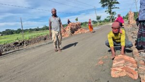 Kishoreganj road repairs accelerated ahead of Prime Minister visit spark public skepticism