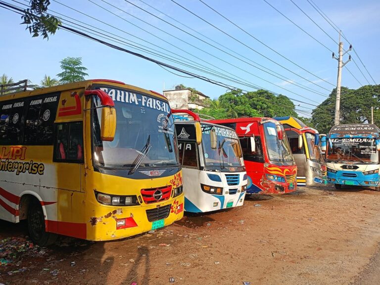 Indefinite bus strike halts inter-district transport services in Chuadanga over worker assault and traffic regulation demands