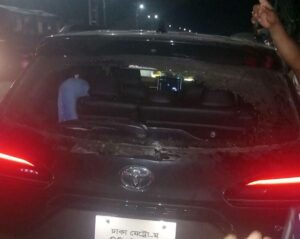 BNP Lawmaker Ainul Haque Car Attacked in Sirajganj Amid Local Protests