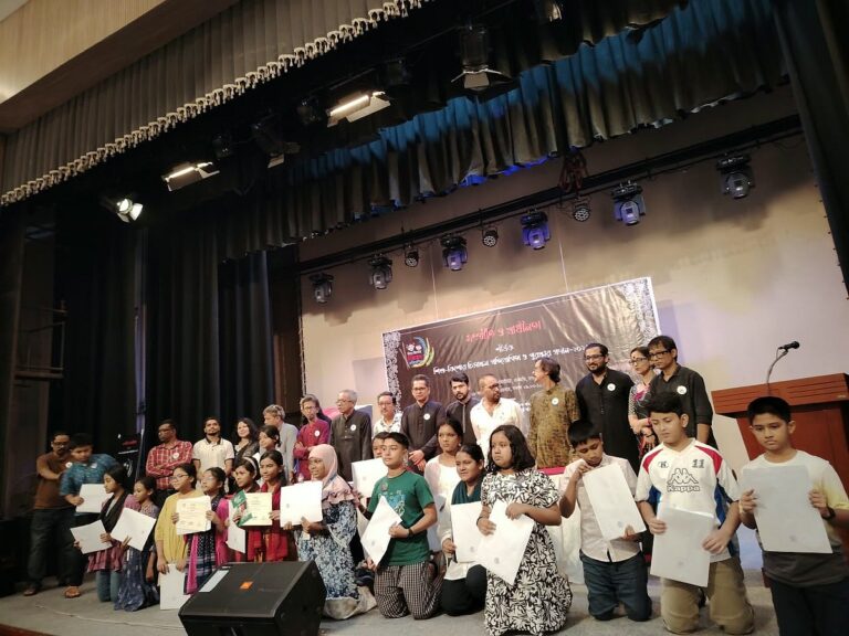 Children showcase patriotism and national heritage in Dhaka art competition
