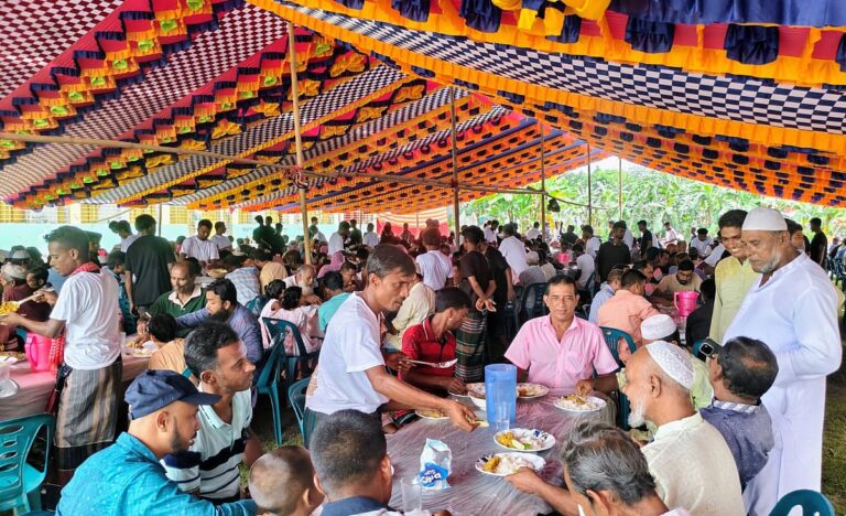 Kishoreganj man hosts his own post-death memorial feast while still alive
