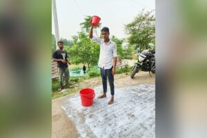 Jilted Man Bathes in Milk to Symbolically End Past Relationship in Joypurhat