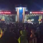 Barisal University Students Block Highway Following Fatal Road Accident