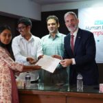 The Swiss Ambassador distributed awards at the 3rd National Human Rights Olympiad in Dhaka.