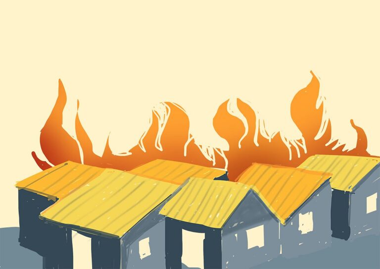 Fire destroys 15 shanties in Dhaka Shyamali area with no casualties reported