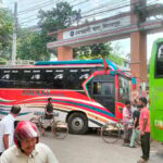 Transport workers blockade Dinajpur roads and besiege police station demanding release of union leader arrested in protest-related case