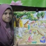 Satkhira student Zarin Subah wins national primary education drawing competition after third attempt