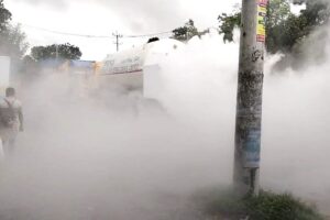 Liquid Nitrogen Tanker Explosion Causes Panic on Natore Highway
