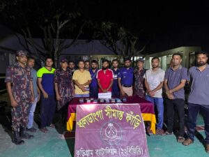 Police and Border Guards Seize 55 Smuggled Indian Smartphones in Kurigram Raid