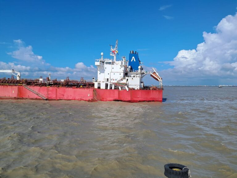 Diesel Tanker Collides with Bulk Carrier at Chittagong Port; No Oil Leakage Reported
