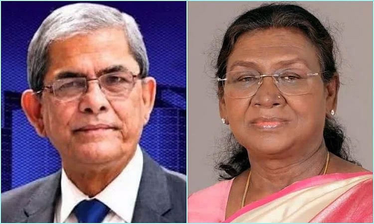 Indian President Droupadi Murmu Congratulates Mirza Fakhrul Islam Alamgir on Assuming Presidency of Bangladesh