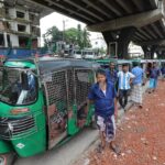 CNG Autorickshaw Drivers Block Chittagong Road Over Prolonged Fuel Shortage
