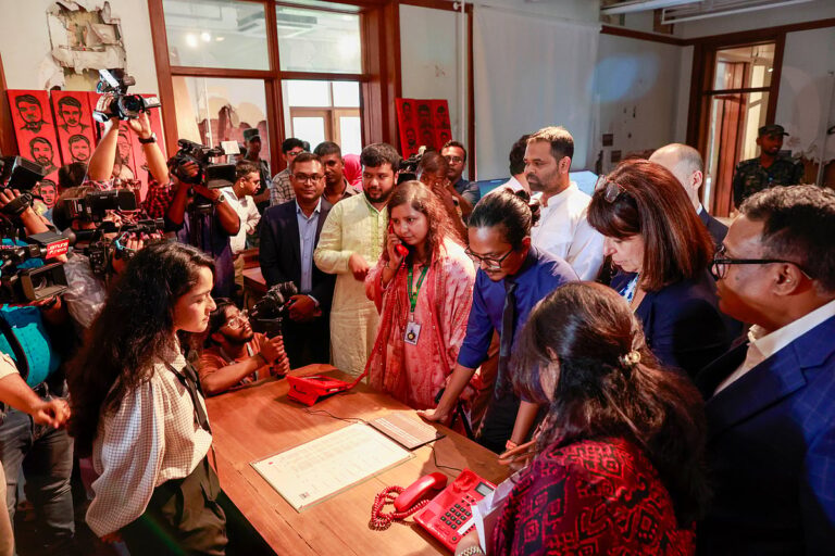 IPU Secretary General Anda Filip visits July Memorial Museum in Dhaka