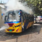 Clashes erupt in Dinajpur as transport workers protest union leader arrest