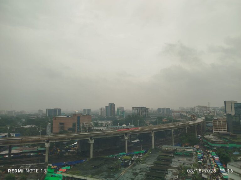 Low Pressure System Triggers Heavy Rainfall Across Bangladesh With Coastal Alerts Issued