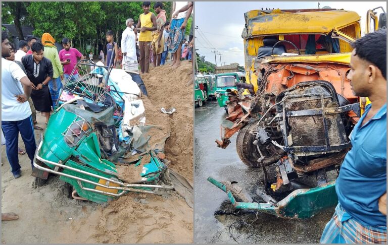 Two Killed in Multi-Vehicle Collision on Dhaka-Sylhet Highway in Habiganj