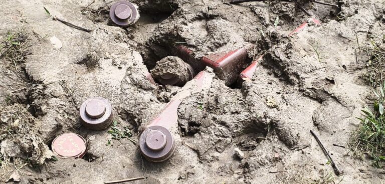 Police Secure Site in Meherpur After Six Potential Mines Discovered During Excavation