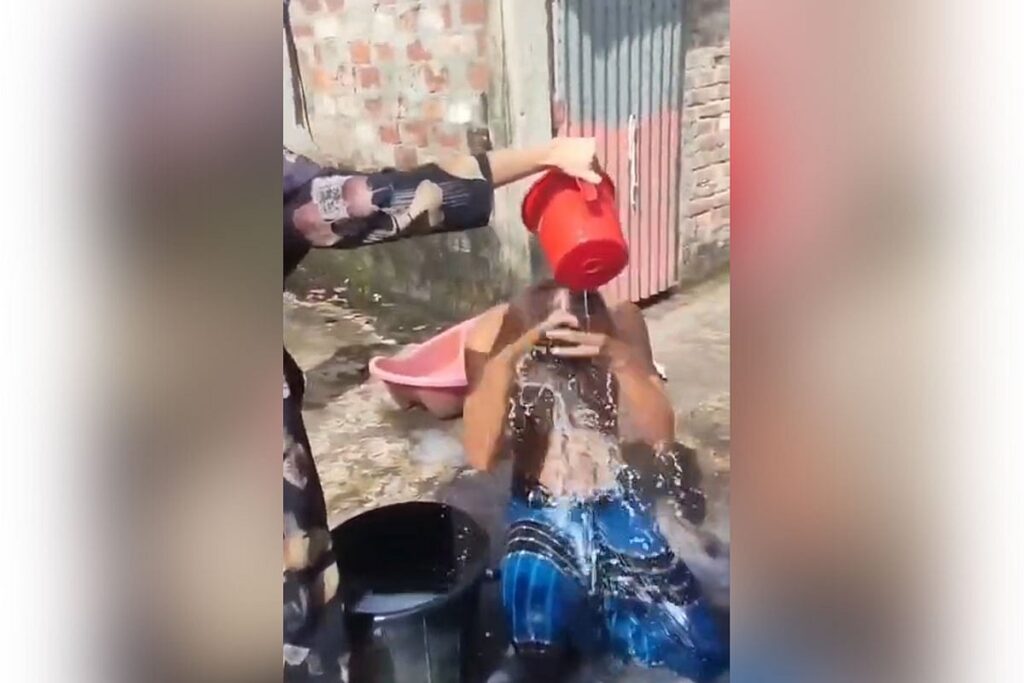 Man Bathes in Milk to Mark End of 17-Year Marriage Following Wifes Departure in Sunamganj