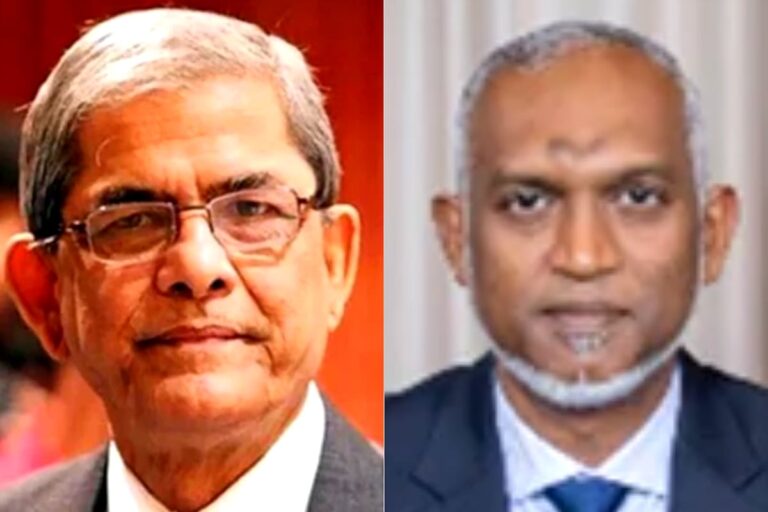 Maldives President Mohamed Muizzu Congratulates New Bangladesh President Mirza Fakhrul Islam Alamgir