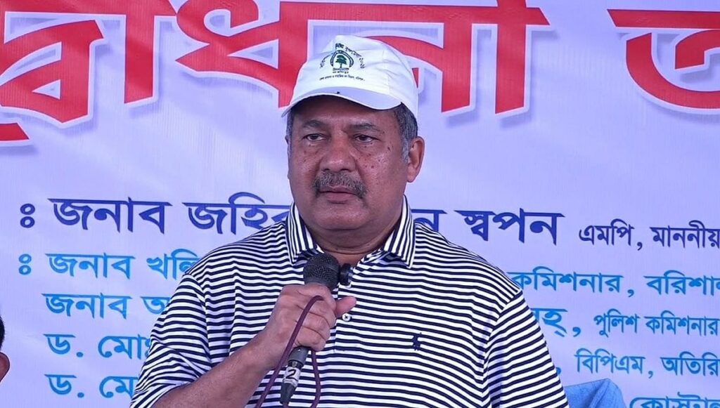 Information Minister Zahir Uddin Swapan Launches Five Year National Tree Plantation Drive in Barisal