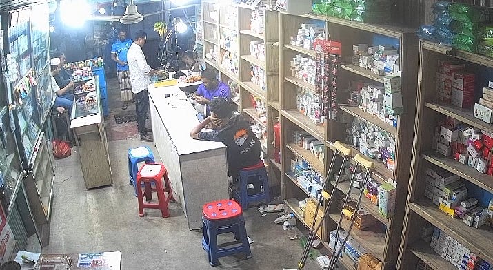 Habiganj police officer withdrawn after CCTV footage captures mobile phone theft