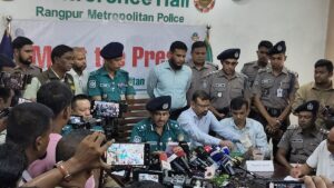 Two suspects arrested for quadruple murder of former Rangpur school teacher and family