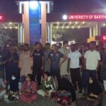 Barisal University students block highway demanding compensation following classmate death