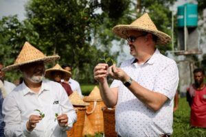 US Ambassador Peter Haas Tours Tea Gardens and Heritage Sites in Thakurgaon