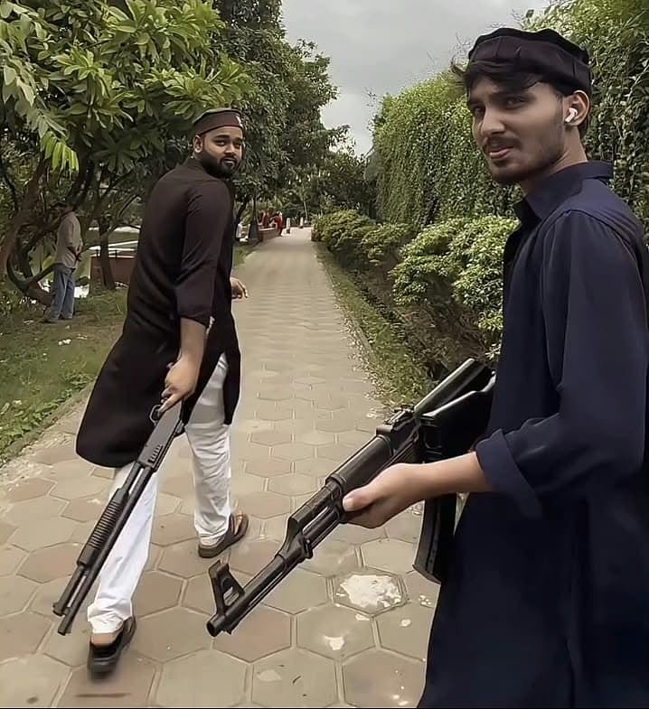 Narayanganj youth face backlash after filming staged prank video with toy guns in public