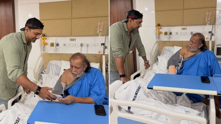 Actor Dev visits Mithun Chakraborty in hospital following hand surgery